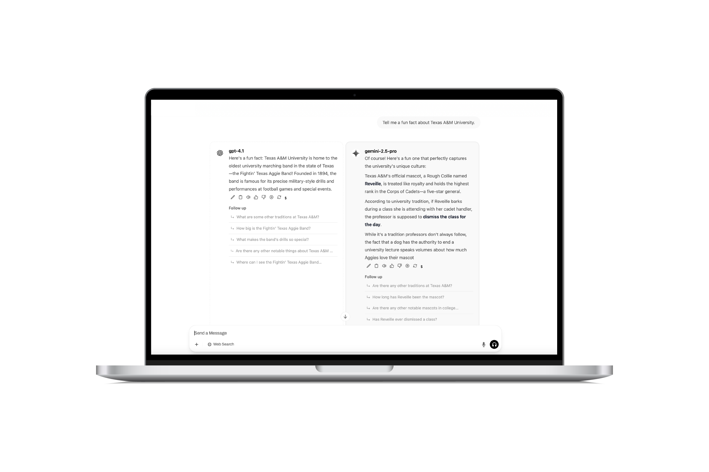TAMUS AI Models Screenshot
